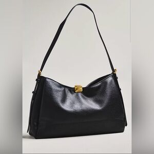 Anthropology FoldOver Slouchy Buckle purse